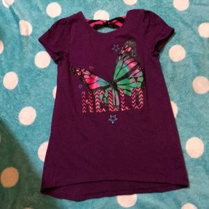 Faded glory purple short sleeve for kids